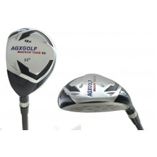AGXGOLF BOYS LEFT HAND Edition, Magnum XS #4 HYBRID IRON (22 Degree) w/Free Head Cover: Available in Tween, Teen and Tall Lengths. 